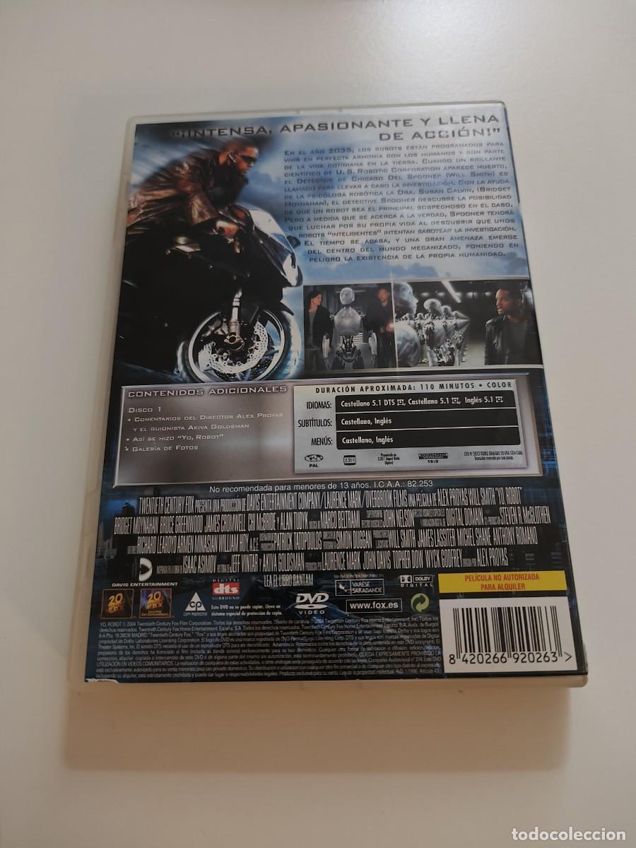 Cine: DVD - YO, ROBOT - WILL SMITH - LEER CONDICIONES DE VENTA - Foto 2