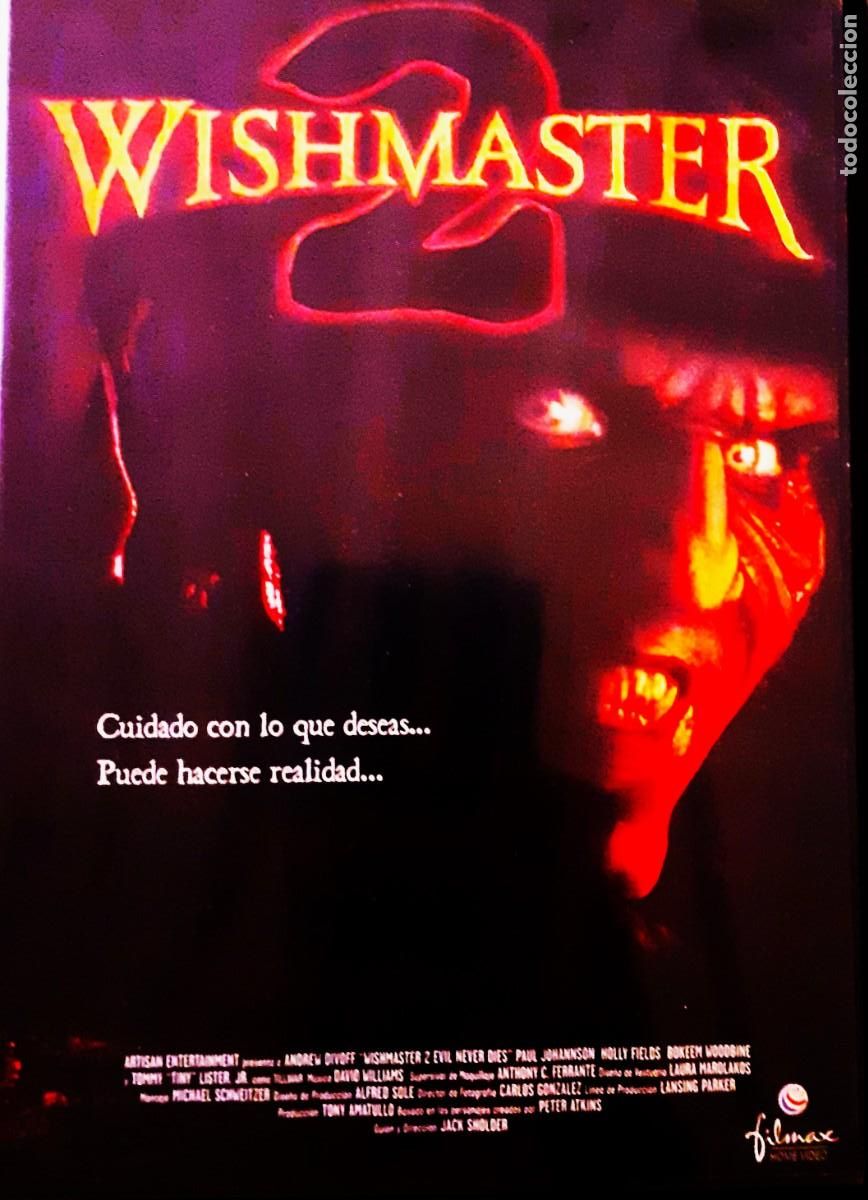 Wishmaster Parte 2 El Mal Nunca Muere Cine E Compra Venta En