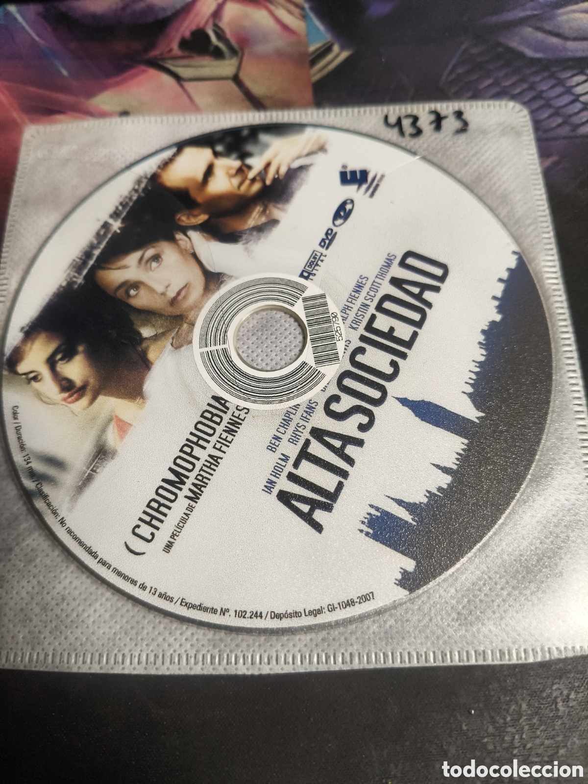 Cinema: Alta sociedad DVD - 4373 (disco solo)