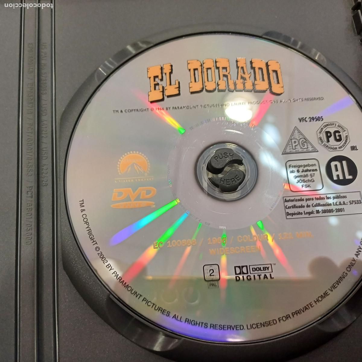 Cine: EL DORADO/JOHN WAYNE/DVD. - Foto 2