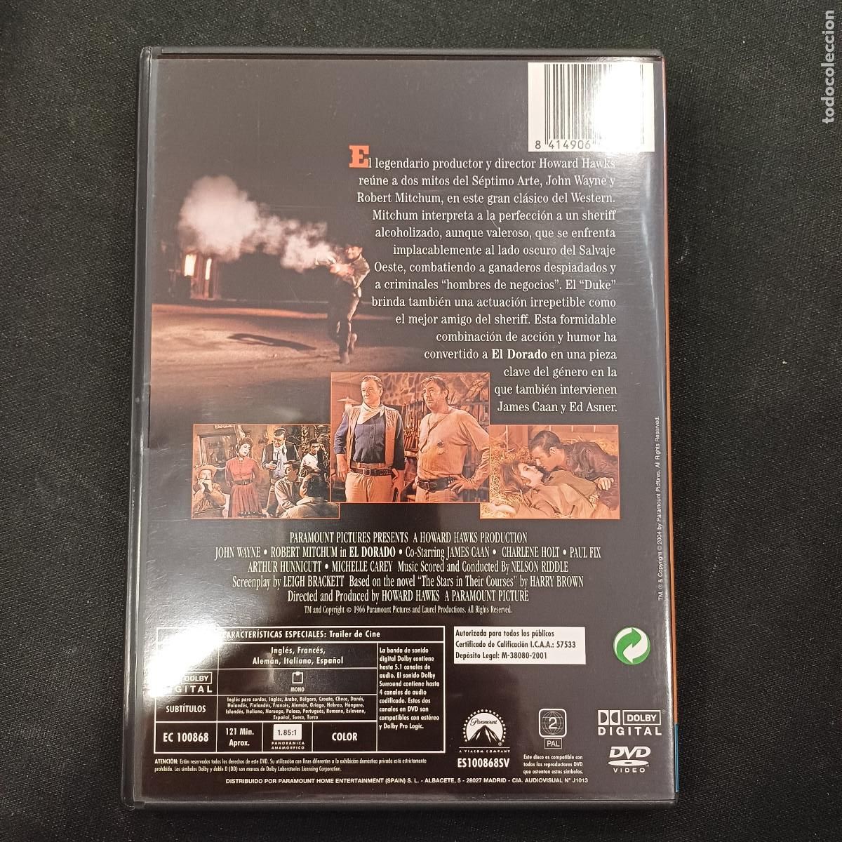 Cine: EL DORADO/JOHN WAYNE/DVD. - Foto 3