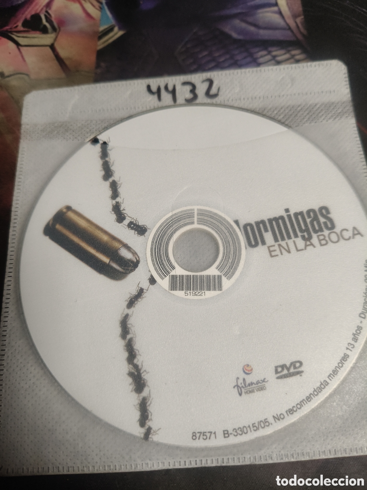 Cinema: Hormigas en la boca DVD - 4432 (disco solo)