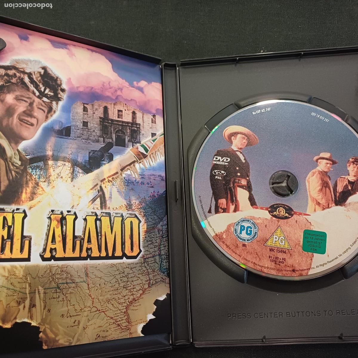 Cine: EL ALAMO/JOHN WAYNE/DVD. - Foto 2