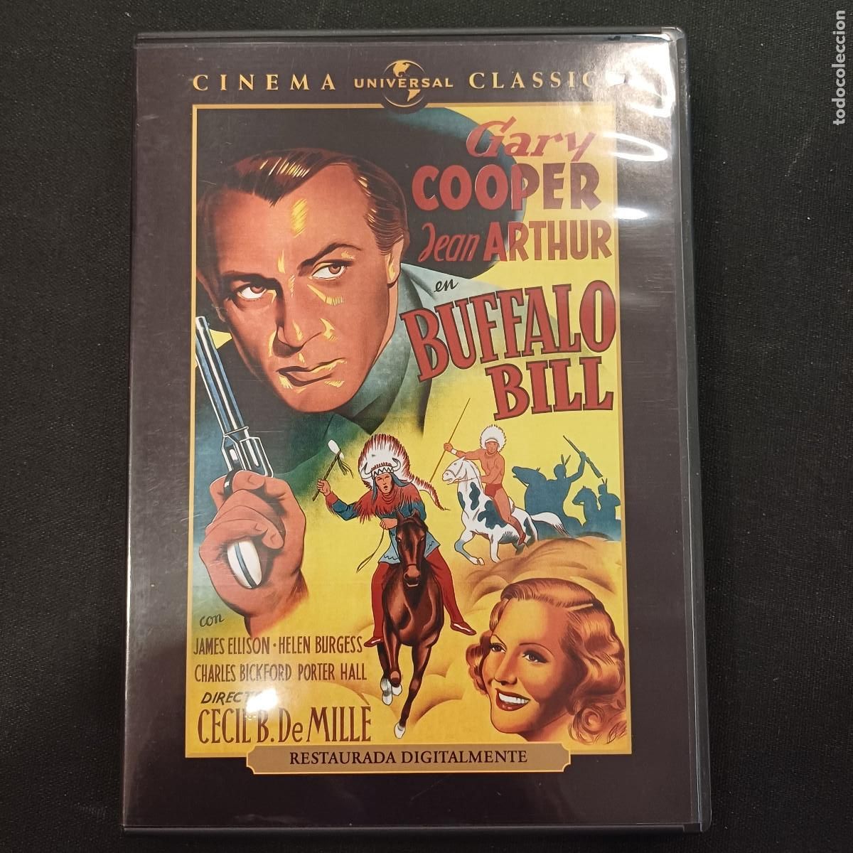 Cine: BUFFALO BILL/GARY COOPER/DVD + LIBRETO. - Foto 1