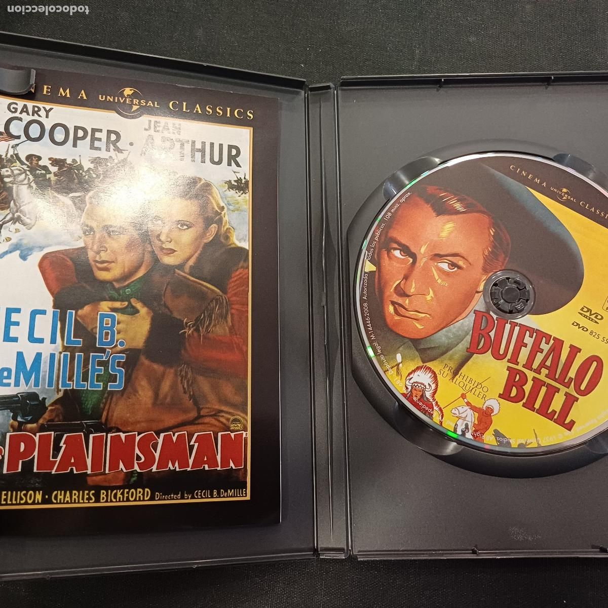 Cine: BUFFALO BILL/GARY COOPER/DVD + LIBRETO. - Foto 2