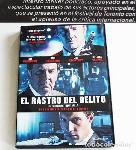 Cine: EL RASTRO DEL DELITO DVD PEL&Iacute;CULA SUSPENSE TOM WILKINSON JOEL EDGERTON M. GEORGE M. SAVILLE POLIC&Iacute;A