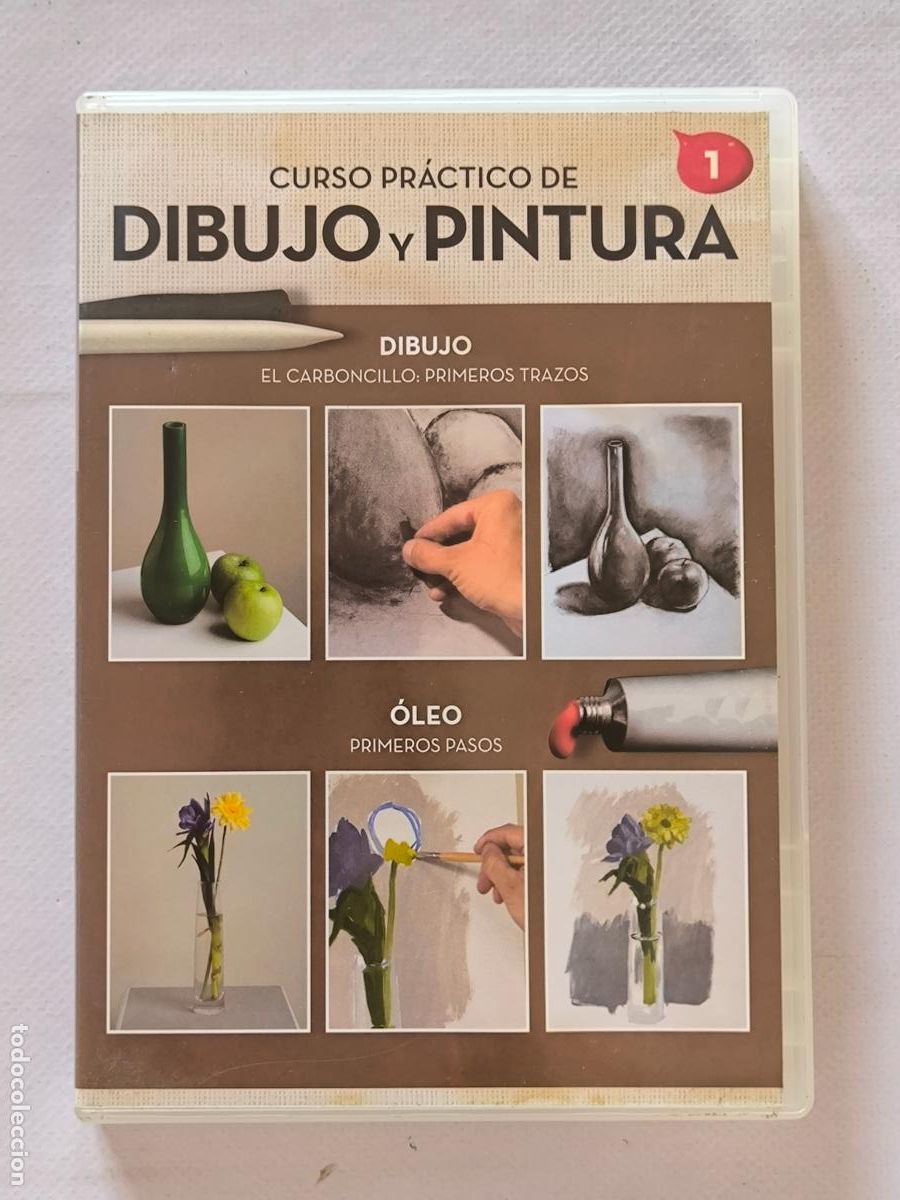 Cine: DVD CURSO PRACTICO DE DIBUJO Y PINTURA N&ordm; 1 - CARBONCILLO / OLEO - RBA - LEER DESCRIPCION (V9)