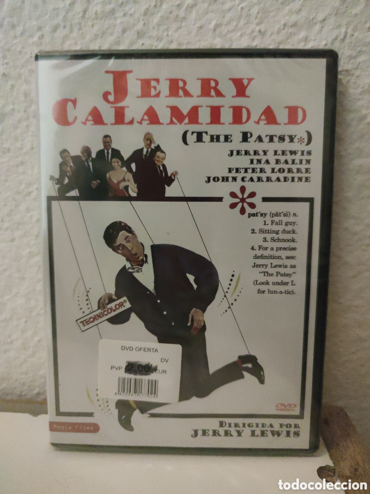 Cinema: Dvd - Jerry Calamidad - The Patsy - 1964 - Jerry Lewis, Ina balin - Precintada - Comedia