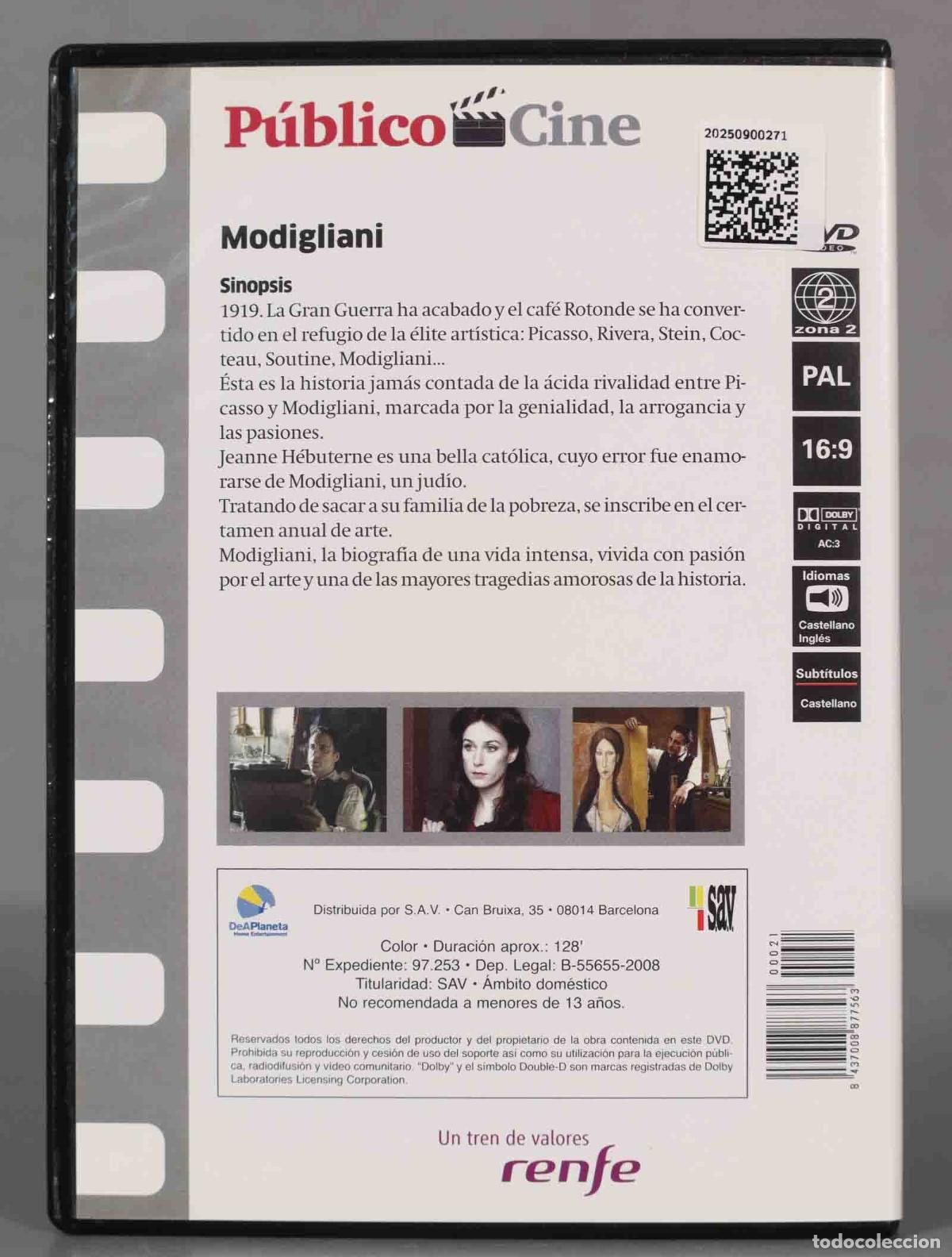 Cine: DVD. MODIGLIANI. MICK DAVIS - Foto 2