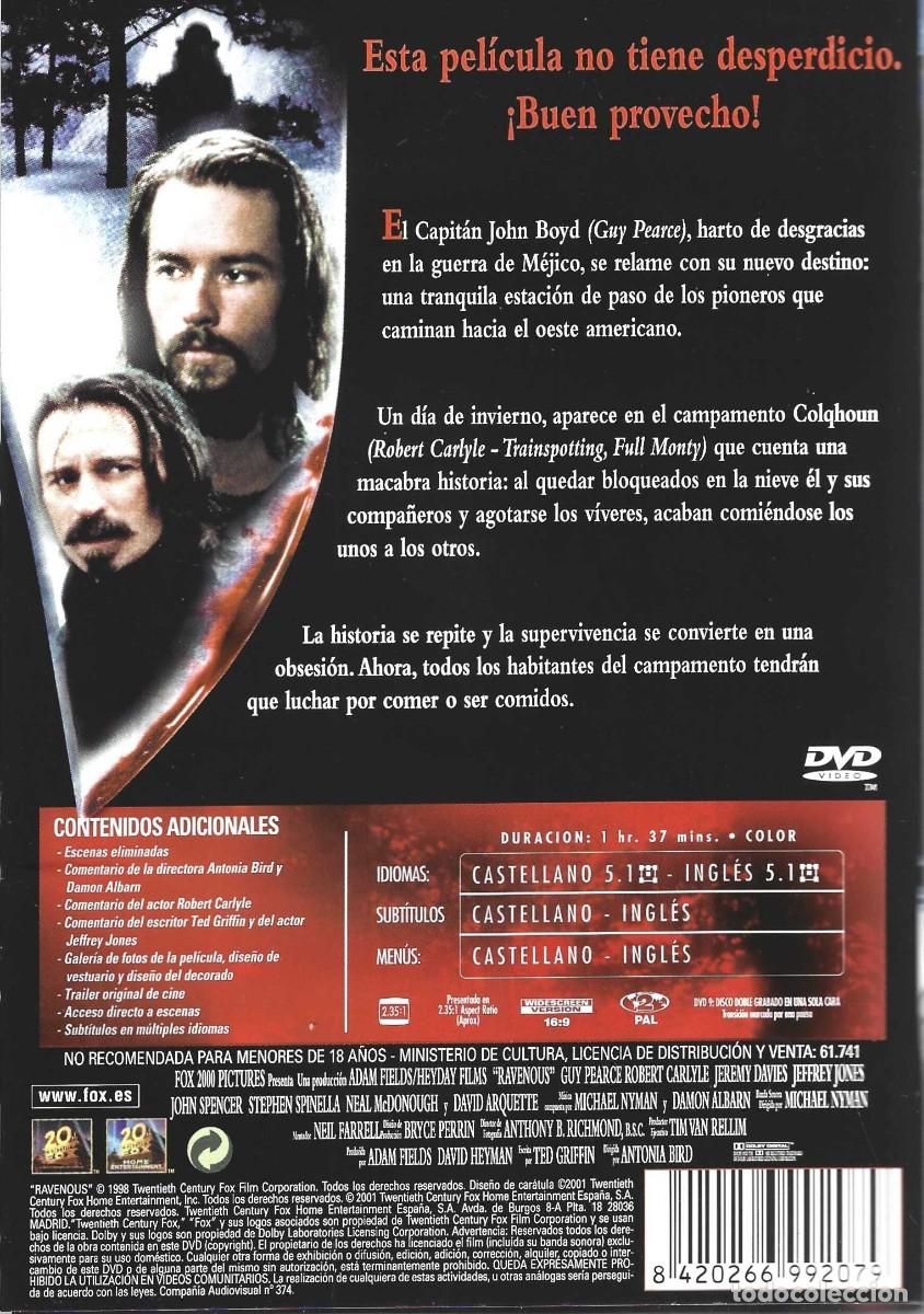 Cine: RAVENOUS GUY PEARCE (DVD).......... - Foto 2