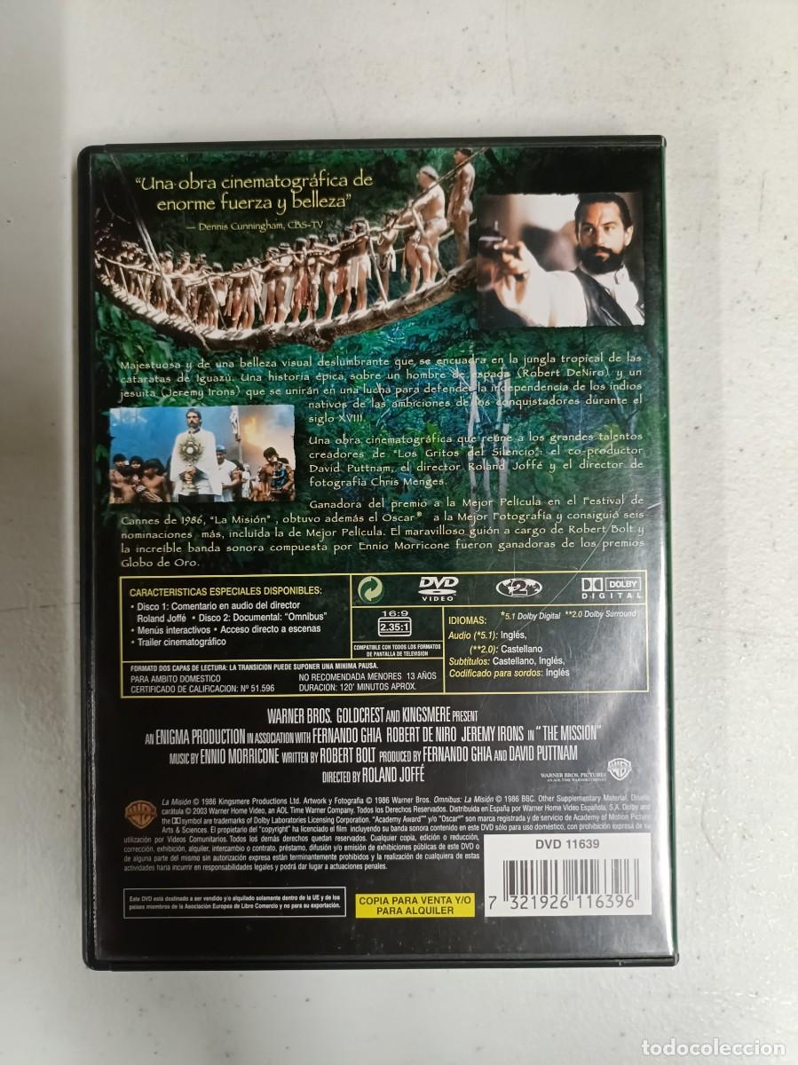 Cine: Dvd la mision. Robert de niro - Foto 2