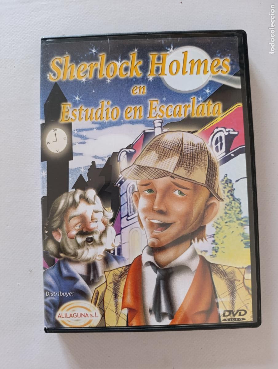 Cine: DVD SHERLOCK HOLMES EN ESTUDIO EN ESCARLATA - ANIMACION INFANTIL (1&Ntilde;)