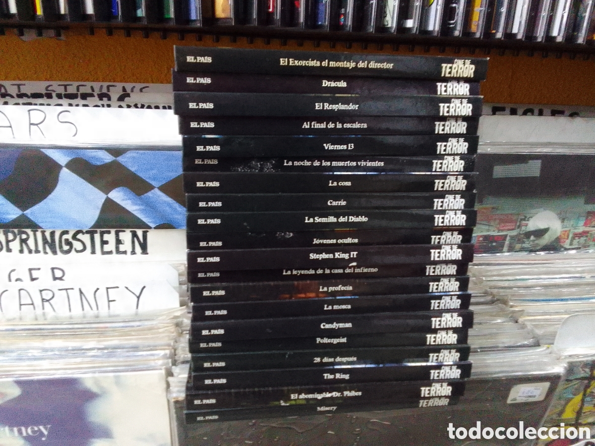 Cinema: Cine de terror el pais, colecci&oacute;n completa 20 libros dvd