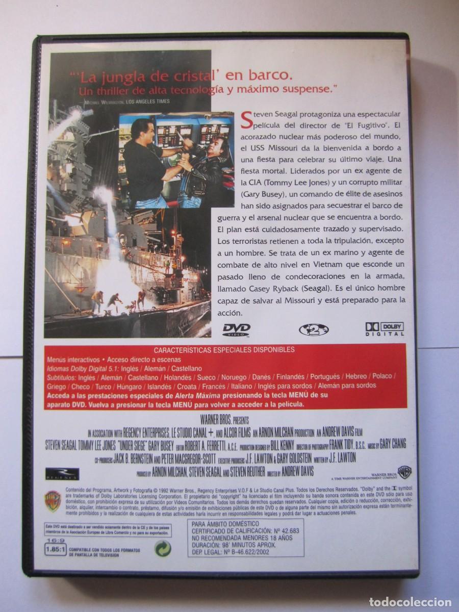 Cine: DVD Alerta Maxima, Under siege - Foto 3
