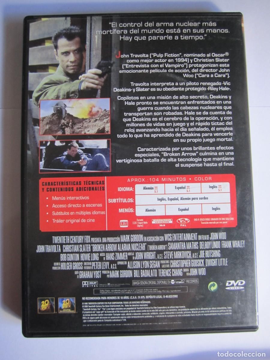 Cine: DVD Broken arrow, alarma nuclear - Foto 4