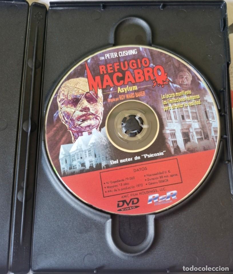 Cine: REFUGIO MACABRO - ASYLUM - PETER CUSHING - DVD - NUEVA SIN PRECINTO - Foto 3