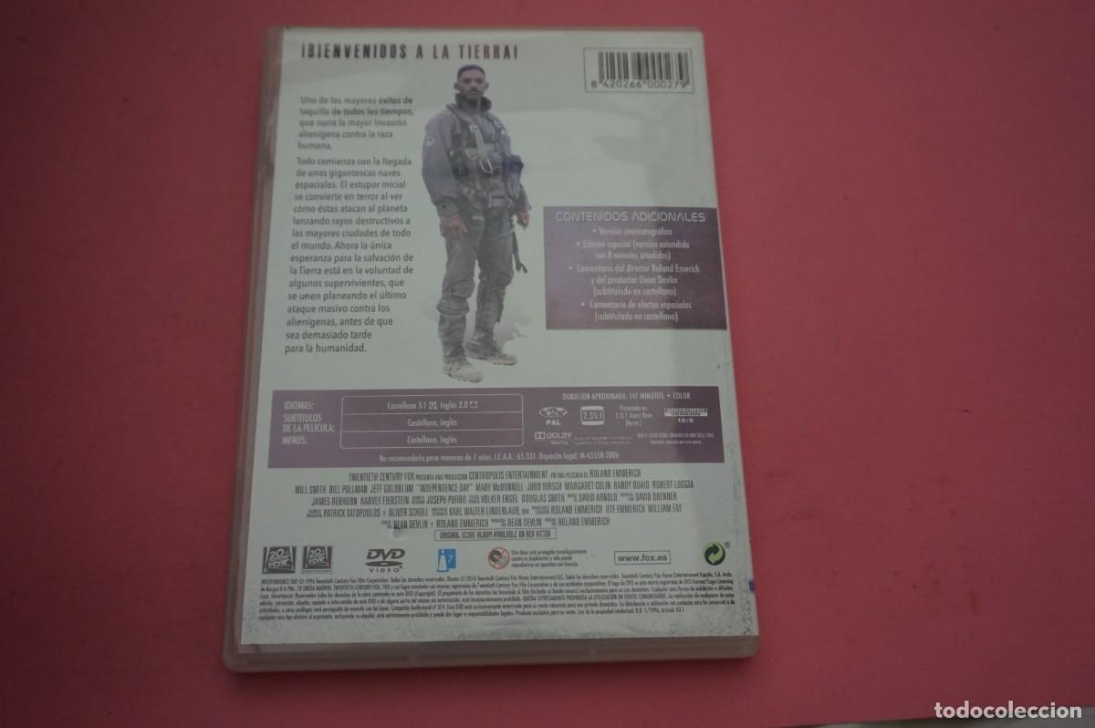 Cine: 11B2/ DVD - INDEPENDENCE DAY - WILL SMITH - Foto 2