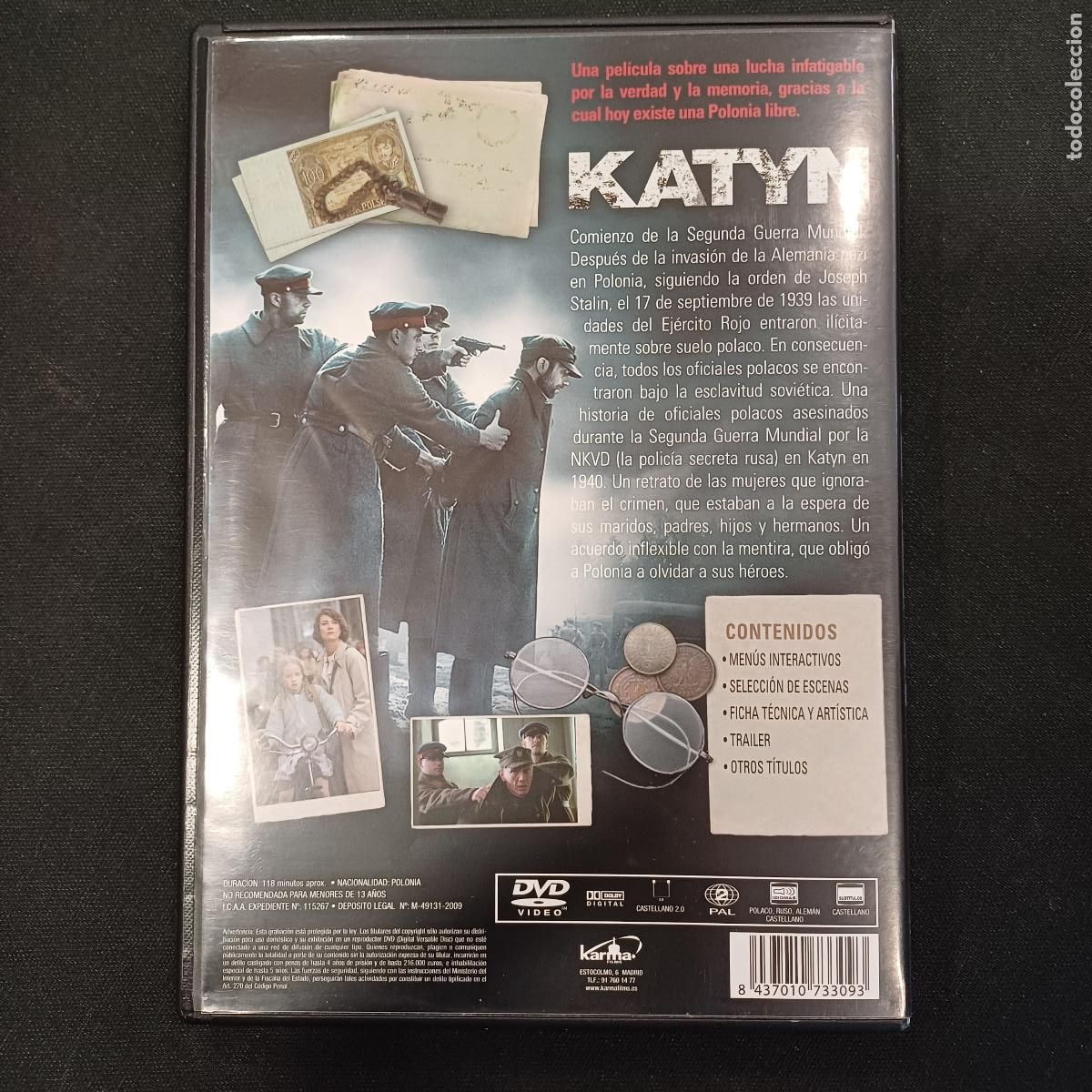 Cine: KATYN/ANDRZEJ WAJDA/DVD. - Foto 3