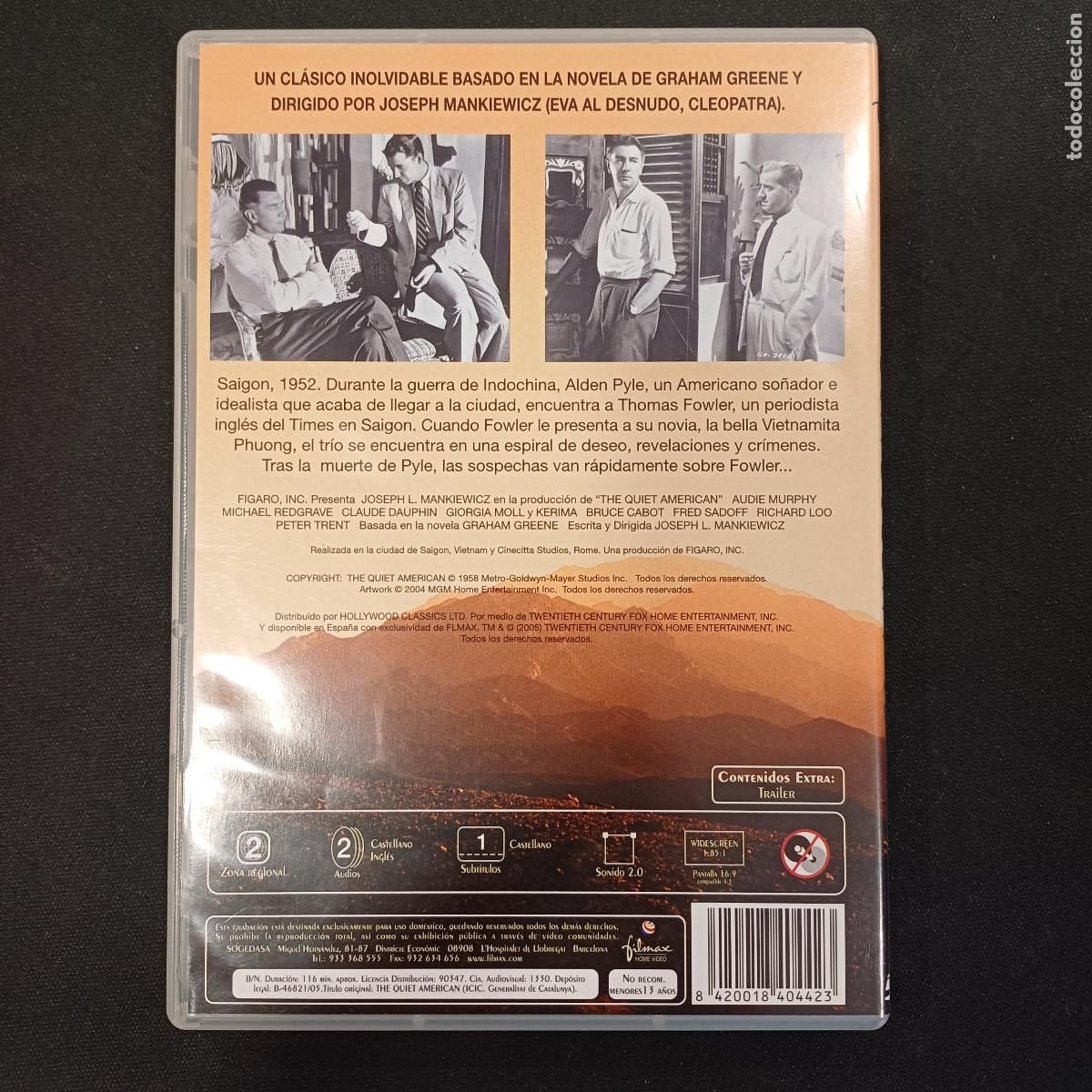 Cine: EL AMERICANO TRANQUILO/DVD. - Foto 3