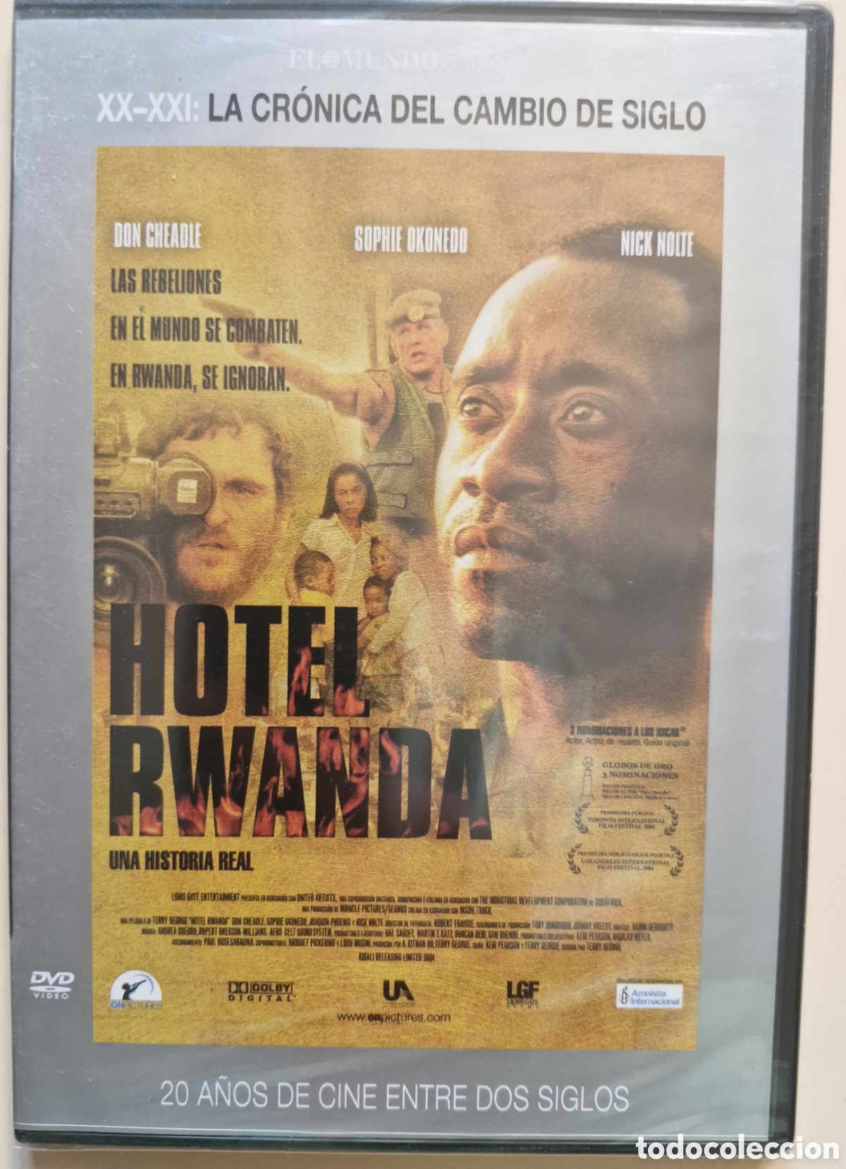 Cine: DVD HOTEL RWANDA - La cr&oacute;nica del cambio de siglo XX-XXI