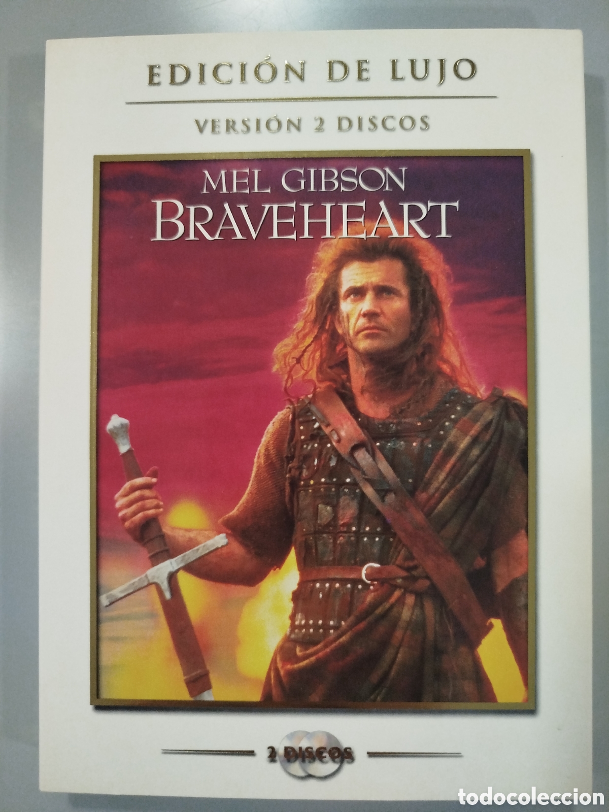 Cine: DVD PEL&Iacute;CULA - BRAVEHEART - 2 DVD'S - EDICION COLECCIONISTA -