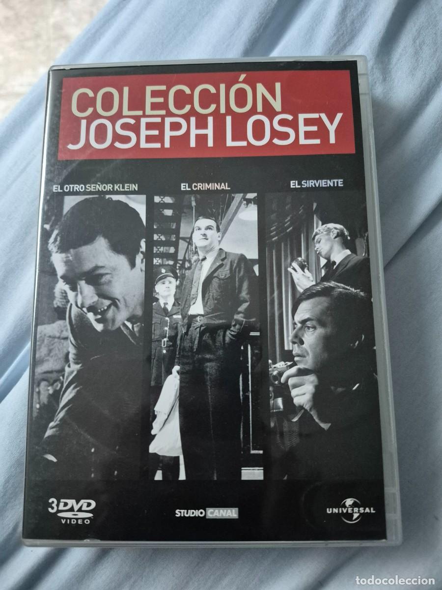 Kino: Pack Colecci&oacute;n Joseph Losey, dvd El otro se&ntilde;or Klein, El Criminal, El sirviente