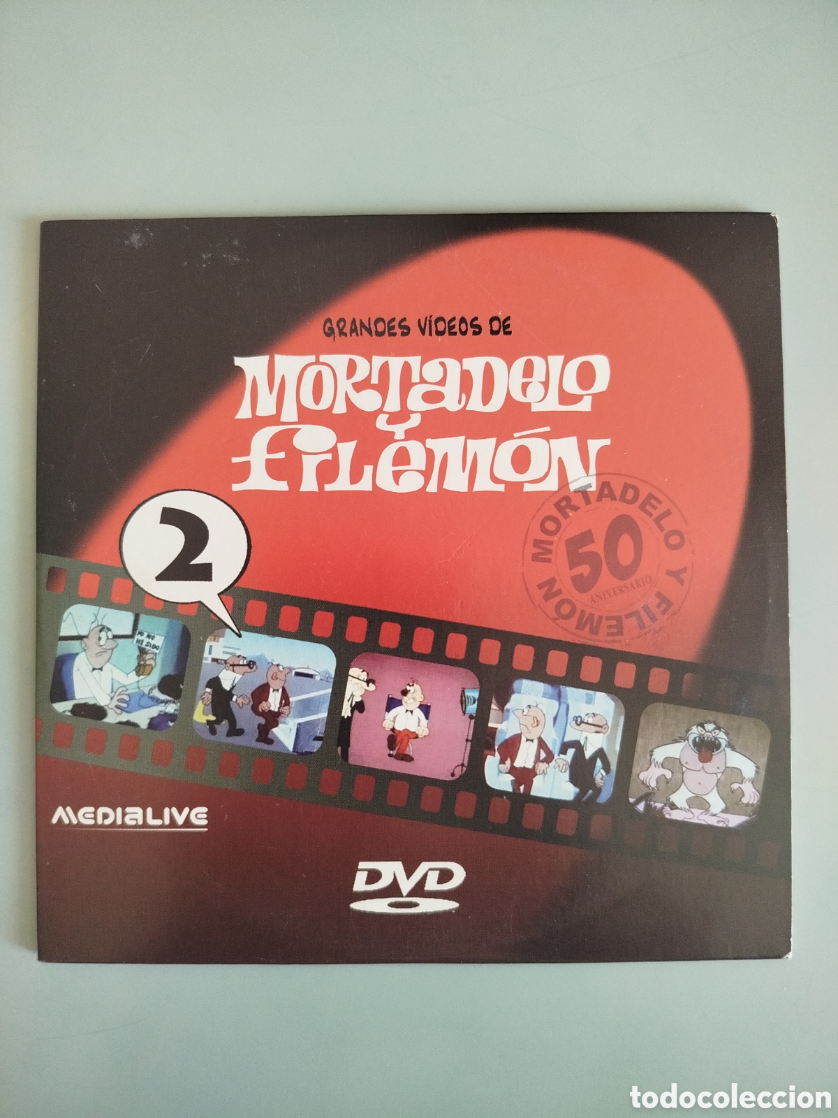 Cinema: Grandes videos de Mortadelo y Filemon.50 Aniversario. Medialive.N&ordm; 2 Tres episodios.