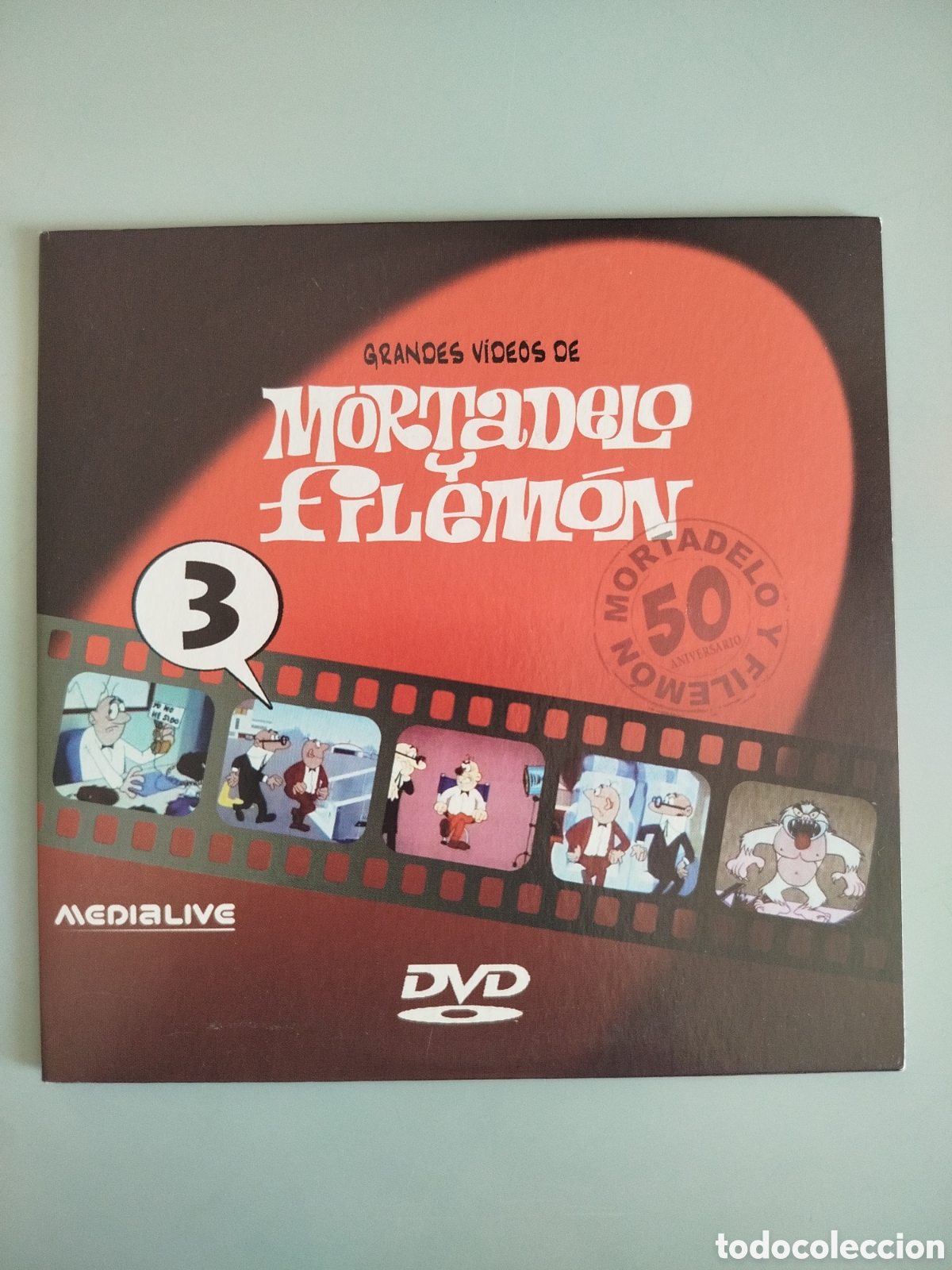 Cinema: Grandes videos de Mortadelo y Filemon.50 Aniversario. Medialive.N&ordm; 3 Tres episodios.