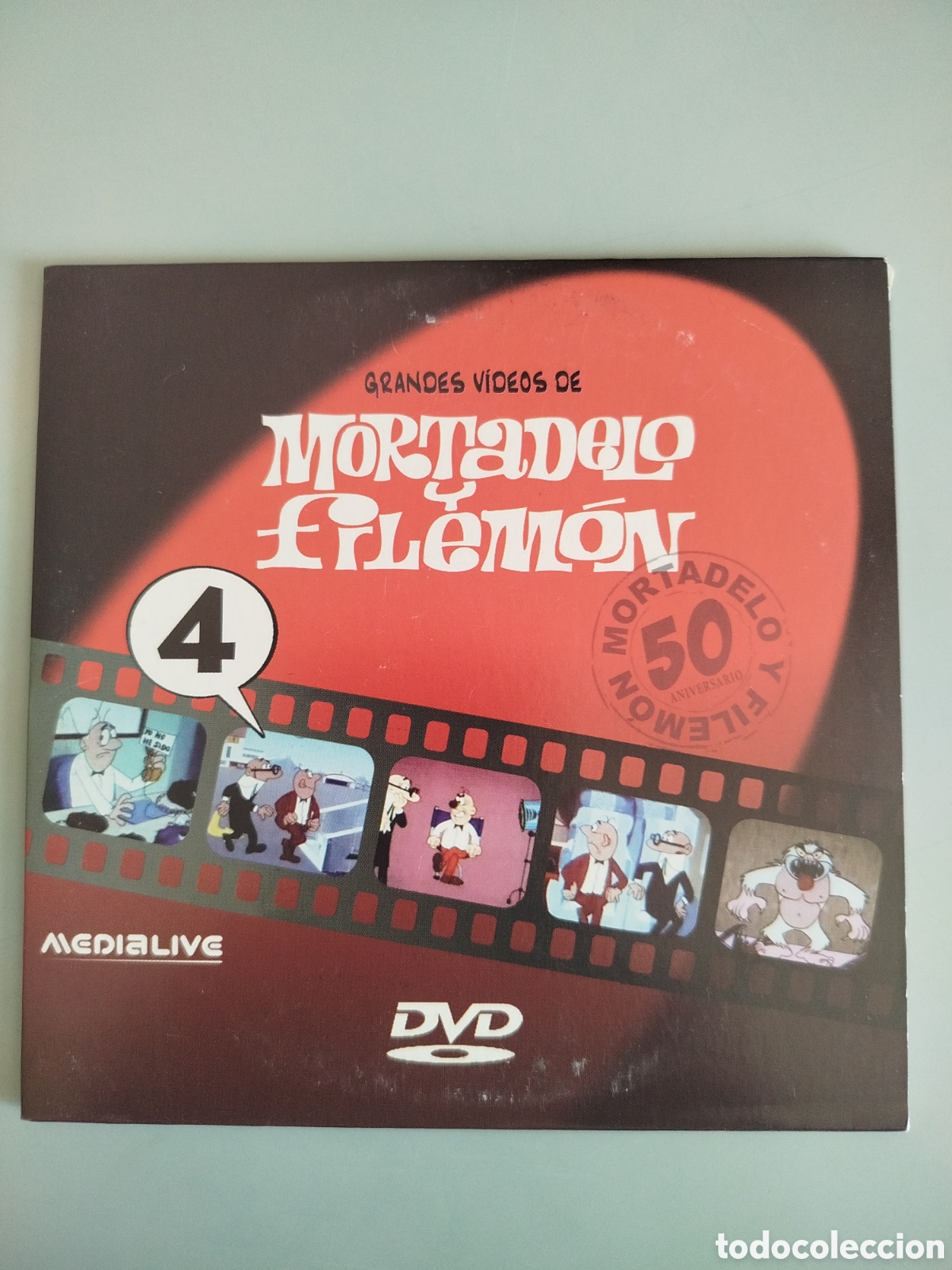 Cinema: Grandes videos de Mortadelo y Filemon.50 Aniversario. Medialive.N&ordm; 4 Tres episodios.