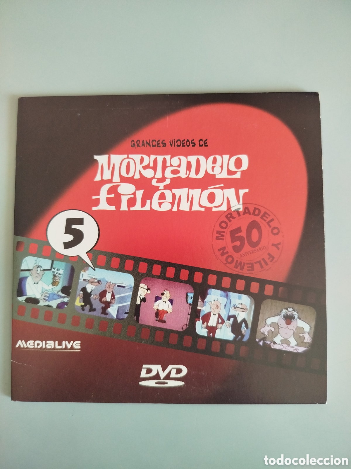 Cinema: Grandes videos de Mortadelo y Filemon.50 Aniversario. Medialive.N&ordm; 5 Tres episodios.