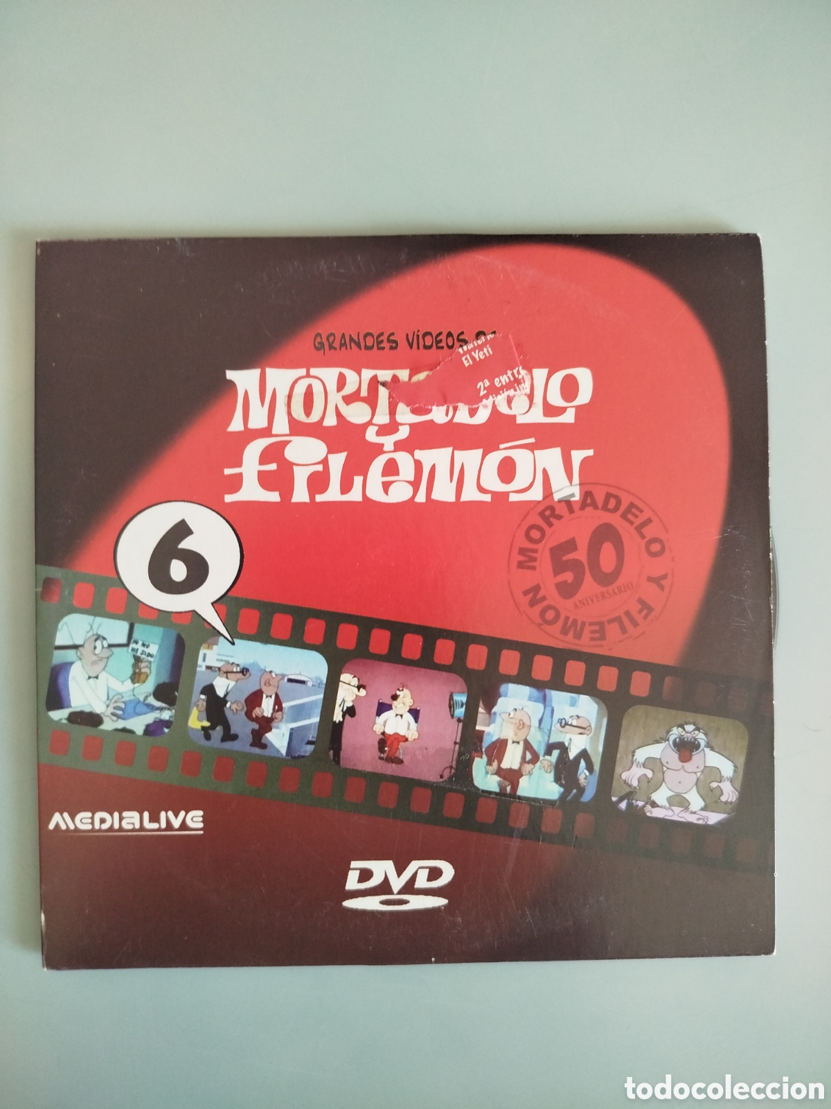Cine: Grandes videos de Mortadelo y Filemon.50 Aniversario. Medialive.N&ordm; 6 Tres episodios.