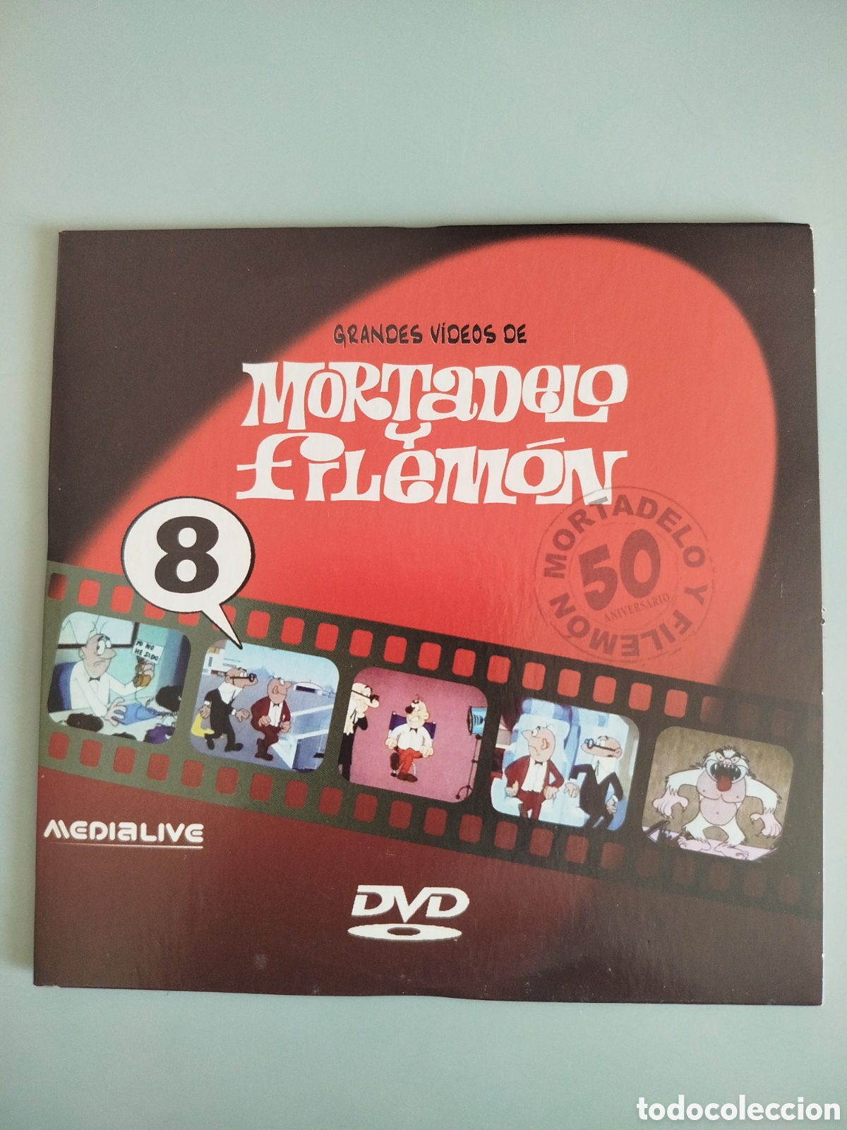 Cinema: Grandes videos de Mortadelo y Filemon.50 Aniversario. Medialive.N&ordm; 8 Tres episodios.
