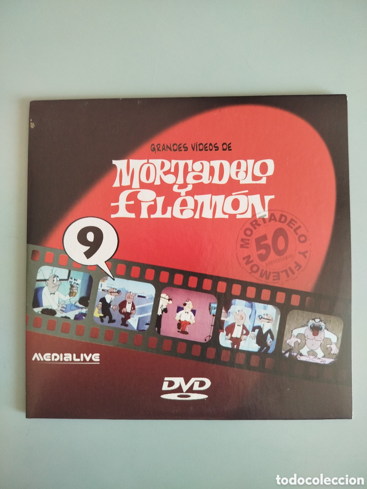 Cinema: Grandes videos de Mortadelo y Filemon.50 Aniversario. Medialive.N&ordm; 9 Tres episodios.