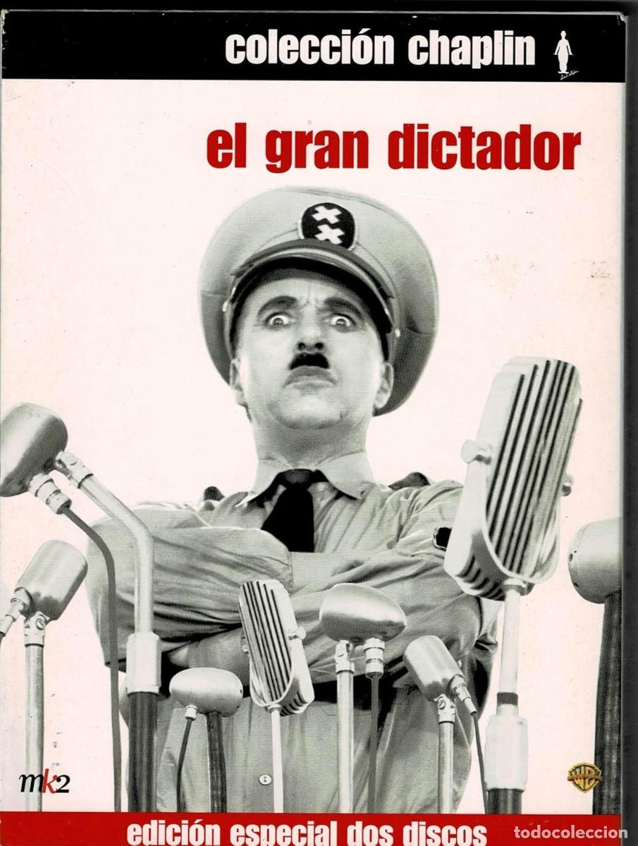 Cine: el gran dictador -2DVD- Colecci&oacute;n CHAPLIN (mk2) (oferta x 3DVDs regalo libro)