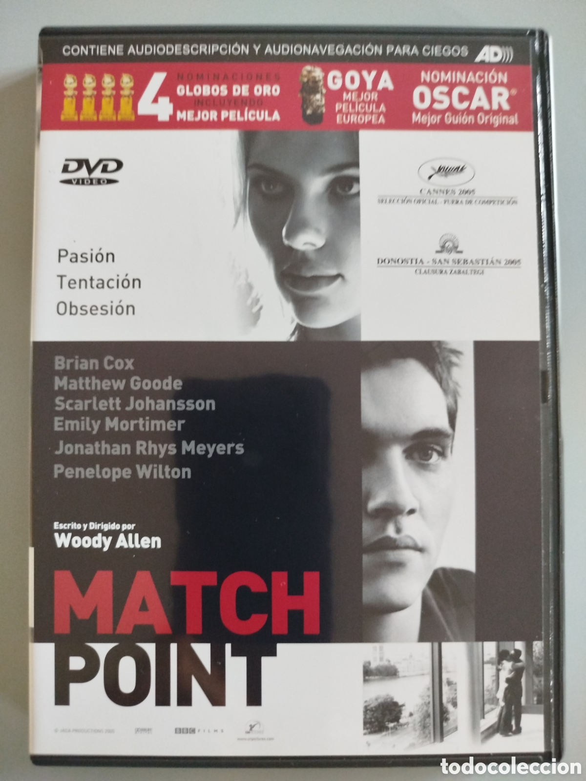 Cinema: PELICULA DVD - MATCH POINT - WOODY ALLEN