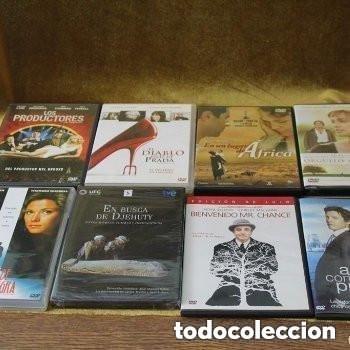 Cine: Conjunto de ocho peliculas en DVD.