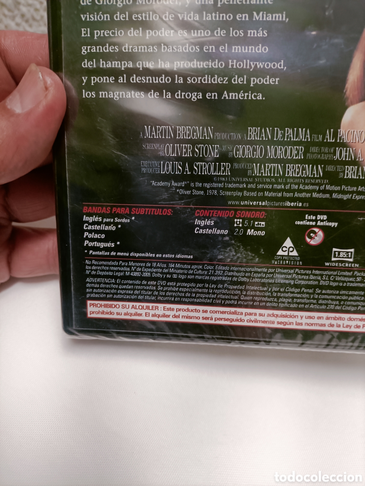Cine: DVD,El Precio del Poder,ALPACINO - Foto 3