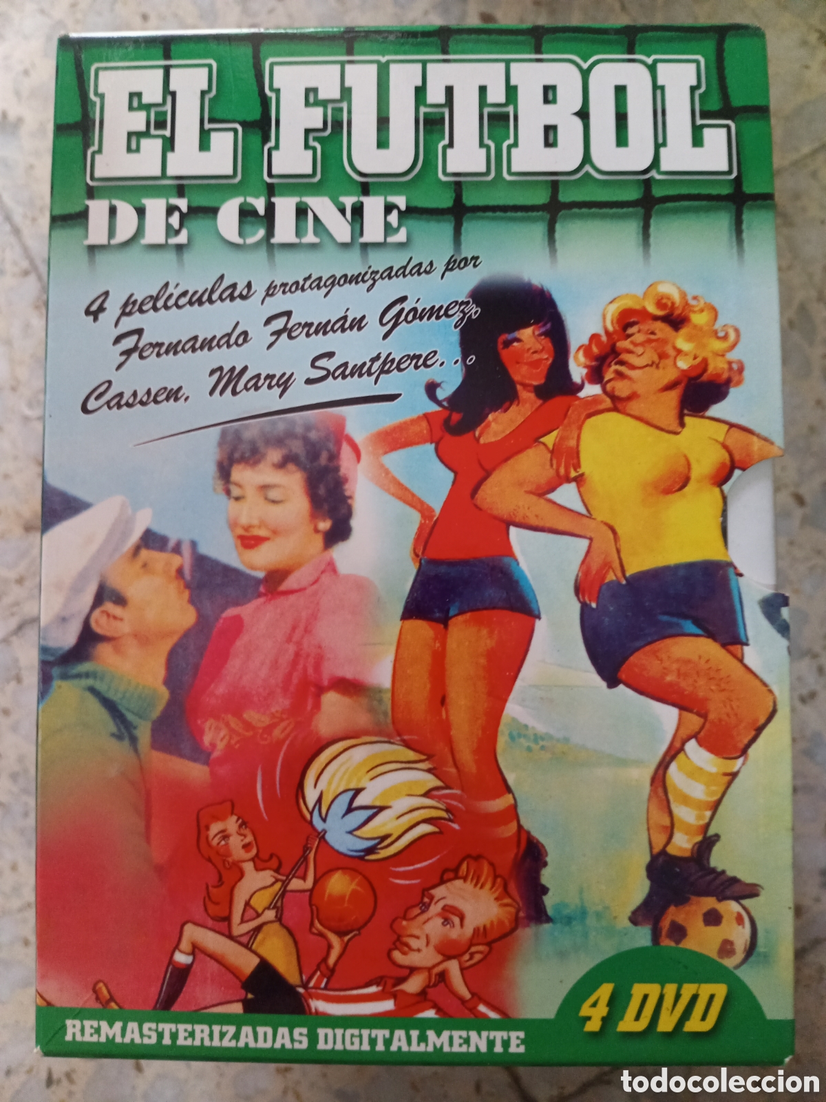 Cinema: 4 DVD PACK EL FUTBOL DE CINE EL FENOMENO CAMPEONES SISTEMA PELEGRIN LA LIGA NO ES COSA DE HOMBRES