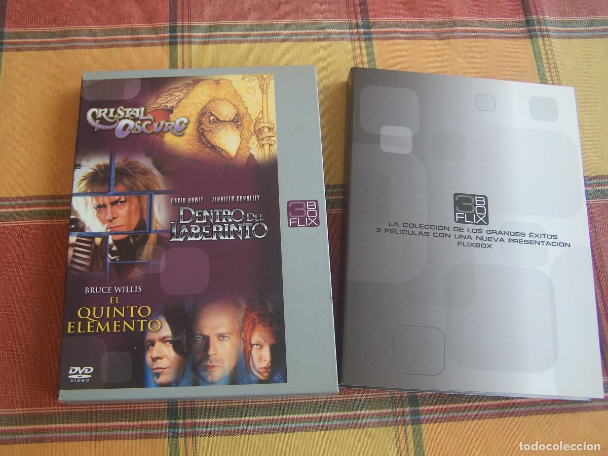Cine: Pack El cristal Oscuro, Dentro del laberinto, El quinto elemento dvd
