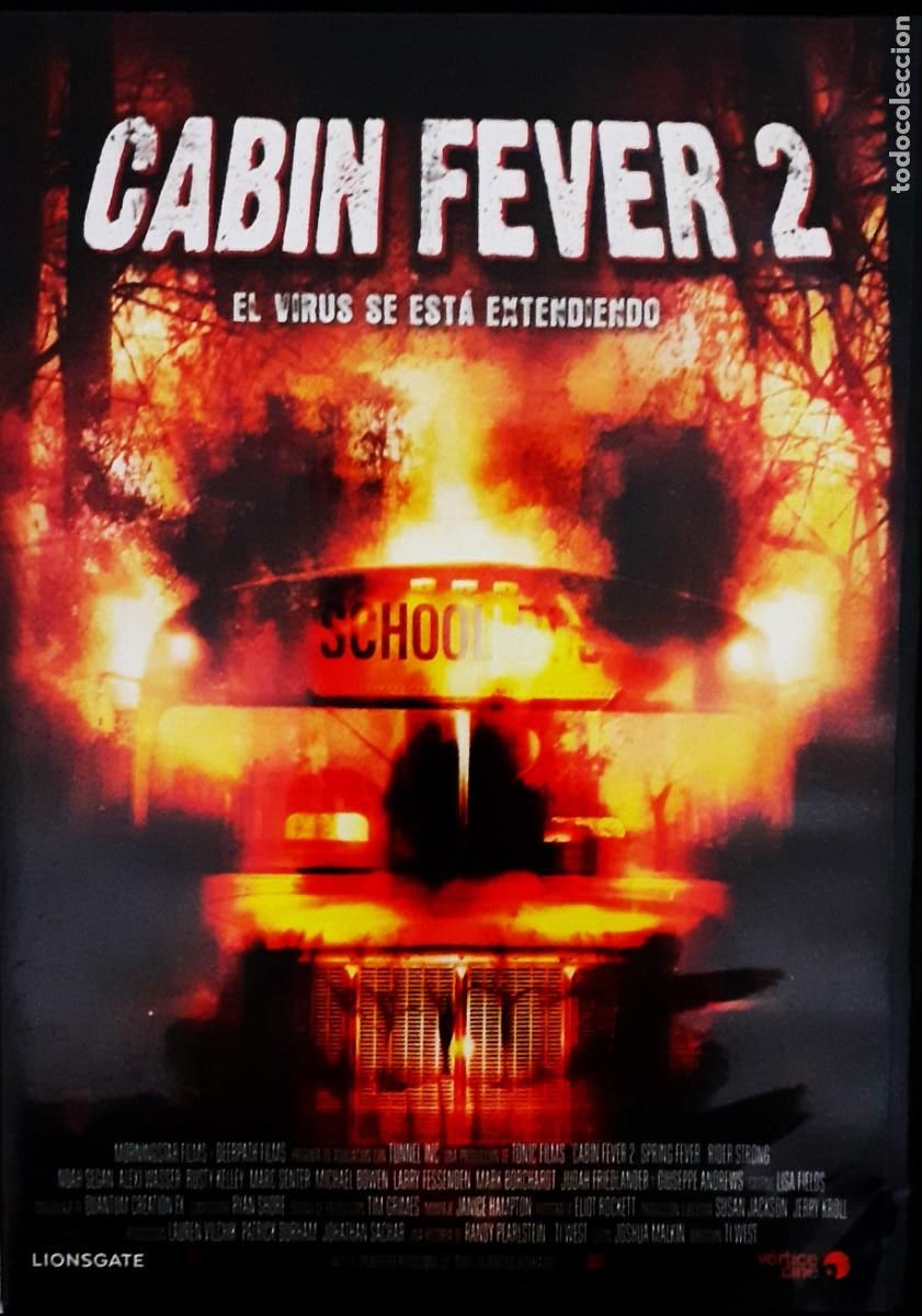 Cinema: CABIN FEVER, PARTE 2. CINE EN DVD. DE COLECCION.