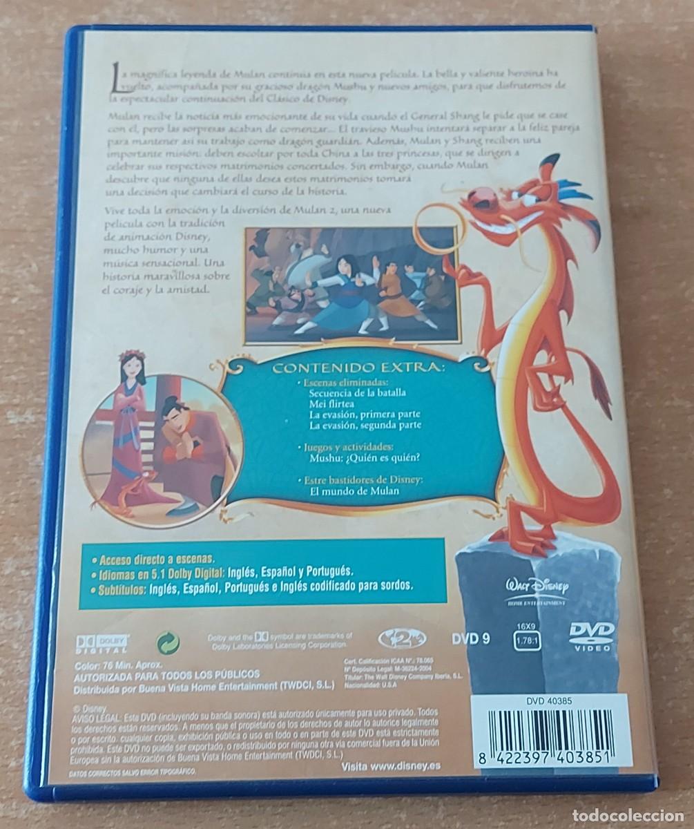 Cine: DVD MULAN 2 DISNEY CON FOLLETOS - Foto 2