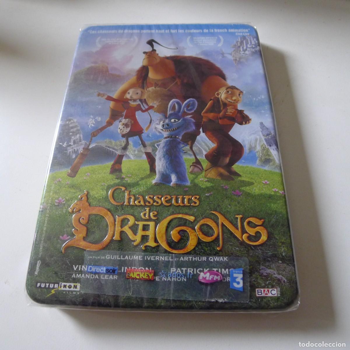 Cine: DVD CHASSEURS DE DRAGONS edicion frances solo frances caja METAL nuevo