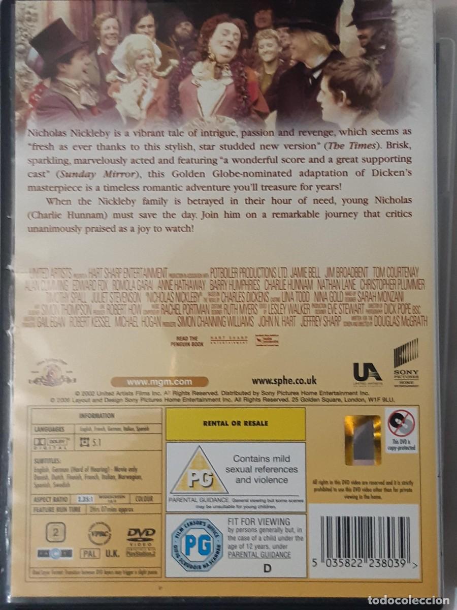 Cine: NICHOLAS NICKLEBY DVD DICKENS - Foto 3