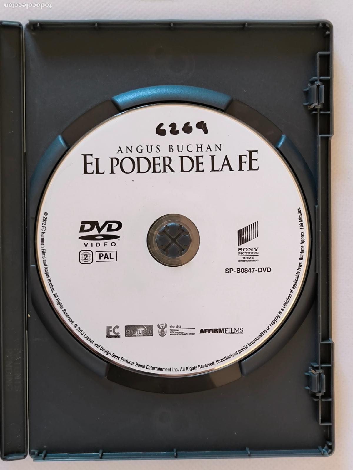 Cine: DVD EL PODER DE LA FE - ANGUS BUCHAN (5GA) - Foto 2