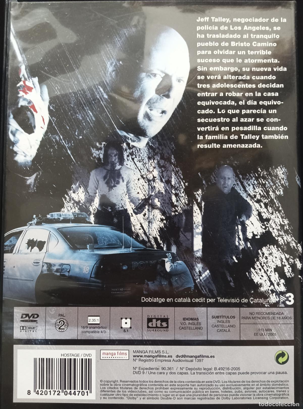 Cine: HOSTAGE con BRUCE WILLIS... DVD ACCI&Oacute;N - Foto 2