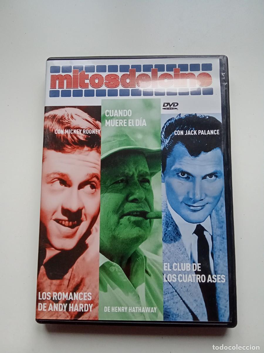 Kino: Pel&iacute;cula DVD - Mitos del Cine: Los Romances de Andy Hardy - Cuando Muere el d&iacute;a - El club de los cua