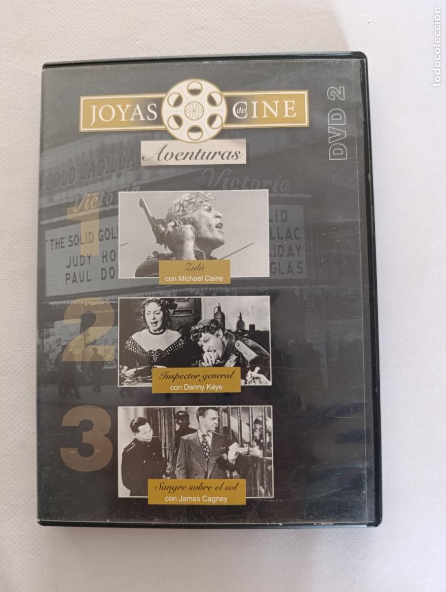 Cinema: DVD CINE DE AVENTURAS 2: ZULU / INSPECTOR GENERAL / SANGRE SOBRE EL SOL - JOYAS DEL CINE (5H)