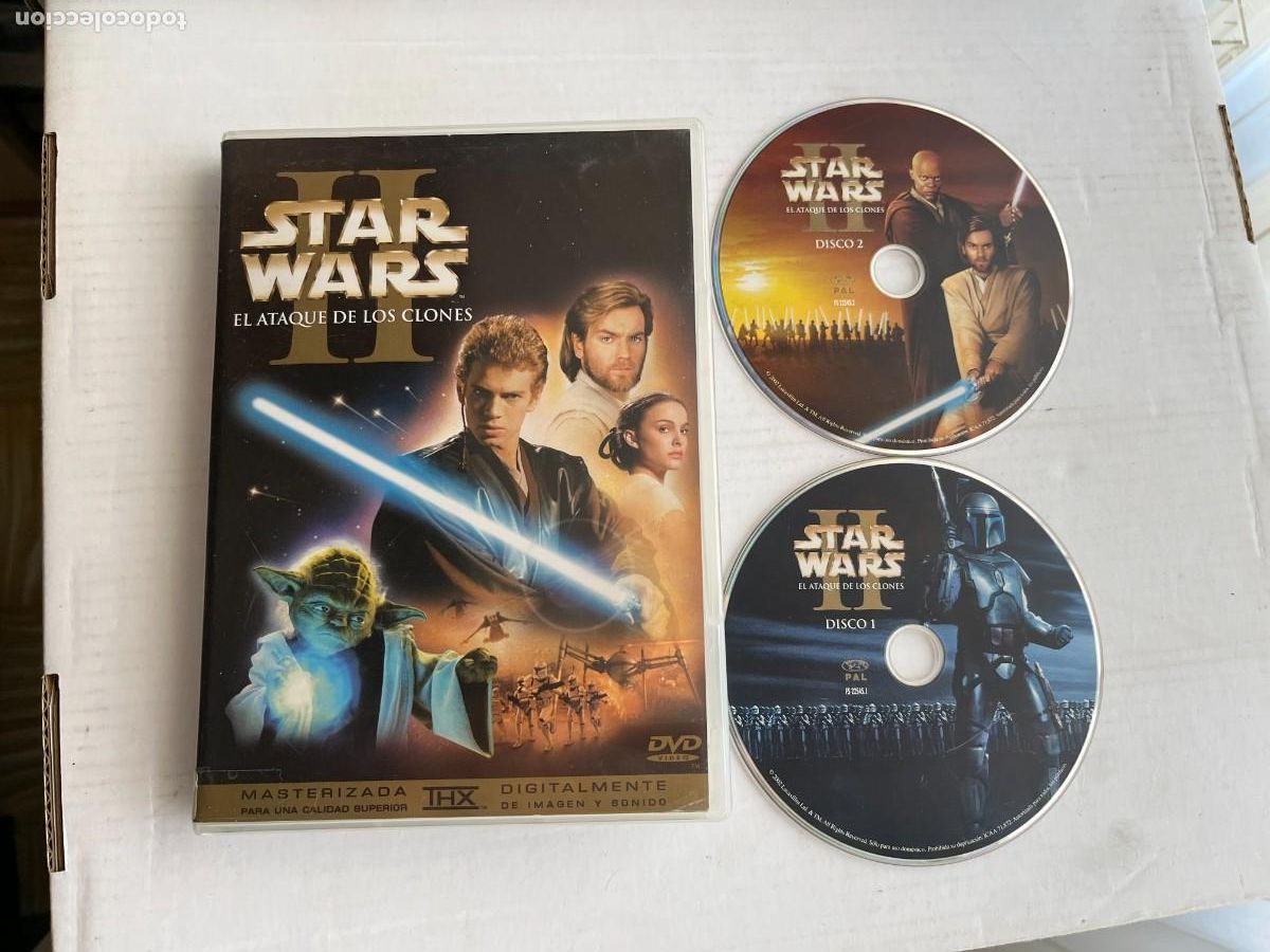 Cine: STAR WARS EL ATAQUE DE LOS CLONES- STARWARS Ii - PELICULA DVD KREATEN