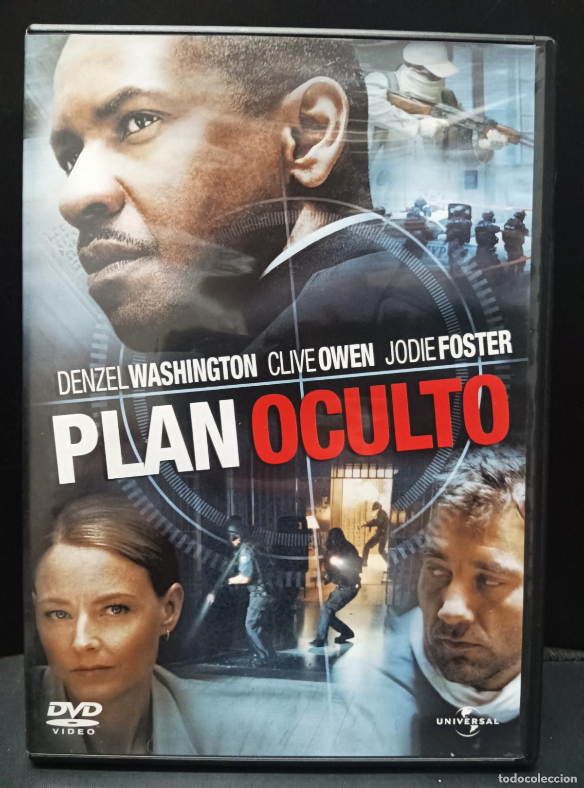 Cine: PLAN OCULTO de SPIKE LEE con DENZEL WASHINGTON, Jodie Foster... DVD THRILLER