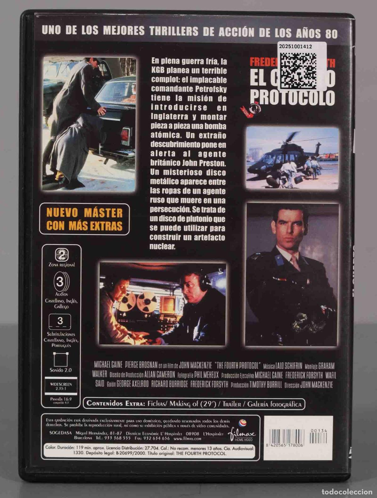 Cine: DVD. EL CUARTO PROTOCOLO - - Foto 2